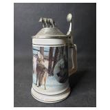 Longton Crown Collectable Stein Unused in Original Storage Box, Art by Kevin Daniel Lot #2