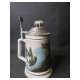 Longton Crown Collectible Wolf Stein Unused in Original Storage Box, Art by Kevin Daniel Lot #4