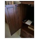 Hooker solid cherry armoire