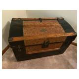 Restored antique trunk