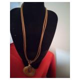 amber agate necklace