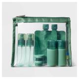 8pc Complete Travel Toiletry Set Dark Ivy - Open Storyâ¢