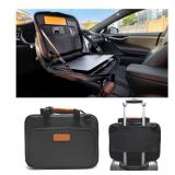 Raymarcable Multifunctional Steering Wheel Eating Tray, Car Steering Wheel Tray, Car Desk, Car Eating Tray, Steering Wheel Laptop Holder, Trolley Sleeve Bags, Car Table, Messenger Bag, Black Retail $4