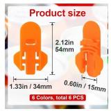 6pcs Manual Soda Beer Can Opener, Pop Beverage Can Cover Lid Protector, Plastic Drink Shields for Picnics Barbecues Camping Music Festival- Yellow & Purple & Orange & Blue & Red & Green