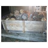 Huge crate of weave baskets