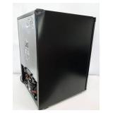 Magic Chef 2.6 cu.ft. Mini Fridge in Black w/o Freezer (Model: HMAR265BE), w/Can Dispenser, Adjustable Thermostat, Removable & Adjustable Glass Shelves, & Reversible Door, Retail: $150.00