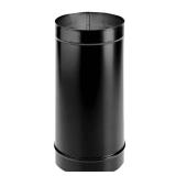 DuraVent DuraBlack 48-Inch 6DBK-48 Single Wall Black Stove Pipe Black