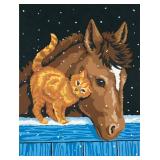 Dimensions Pony and Kitten Paint by Numbers for Adults, 9