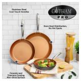 $120 13-Piece Ti-Ceramic Nonstick Cookware Set