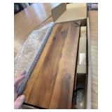 $61 BATODA Set of 2 17" Acacia Wood Shelves