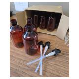 12 Pack 16.9 Oz Amber Soap Dispenser Bottles