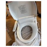 $200 Brondell LT89 Bidet Seat, Round, White