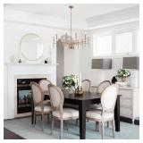 $120 ANKYLHUA Gold 12 Light Farmhouse Chandelier