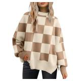 Oversized Batwing Sweaters Ribbed Knit