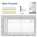 $173 Slatwall Panel 8x4 FT, 60 Hooks, 32 SQFT