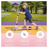 $100 Electric Scooter for Kids Age 6-10, Pink