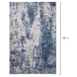 $160 Area Rug: 8x10 Soft Indoor Carpet - Blue