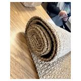 $46 Easy Jute Rug 2x7, Indoor Outdoor Runner