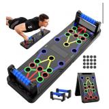 Push Up Board, Color Coded, 14 in 1, Multifunction