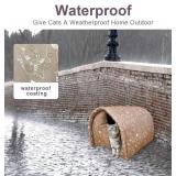 Waterproof Collapsible Cat Shelter (Brown)