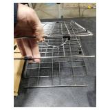 KIKIBRO Sink Protectors for Kitchen Sink, Sink Grate Grid for Bottom of Sink, Metal Sink Rack, Bottom Basin Rack, Stainless Steel, 28 3/4" * 15 3/14"