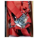 Aces Racing 5 Point Harness With 2 Inch Padding E4 Certified (Red)