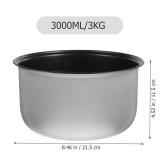 UPKOCH Rice 3L Cooker Inner Pot Non-stick Replacement Electric Tank Liner Cookware Accessories Bakeware Set