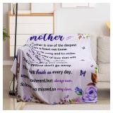 Sympathy Gifts for Loss of Mother Sympathy Blanket Memorial Blanket Loss of Mom Sympathy Gifts in Memory of Loved One Gifts Grief Gifts Bereavement Gifts Condolences Gifts Throw Blankets 50x60 inches