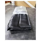 Multipack Black Satin Table Runner 12 x 108 Inch Long Bright and Smooth Silk Fabric Table Runner for Wedding Banquet Birthday Party Decoration