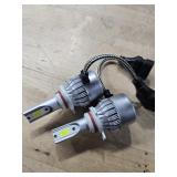 2 PCS 9005/HB3 Car LED Light Replacement, 3800LM 6000K Super Bright Waterproof C6 Fog Lighting Bulb, Plug & Play Led Headlights High and Low Beam Car Accessories