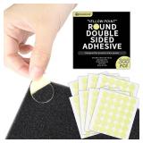 Focusound 300 Pack Yellow Point Double-Sided Adhesive Dots for Acoustic Soundproofing Foam Panels