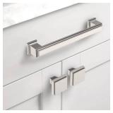 Asidrama 10 Pack 5 Inch(128mm) Brushed Satin Nickel Kitchen Cabinet Handles Cabinet Pulls Kitchen Cabinet Hardware for Cupboard Drawer Pulls