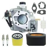 24 853 34-S Carburetor Compatible with Kohler CH25 CH730 CH740 25HP 27HP Command PRO TWIN Engine Replace for KH-24-853-162-S 24-853-93-S Carb with Air filter Kit