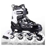 Kuxuan Skates Inline Skates Adult Male Femal Fun Illuminating Skates for Men and Women Patines para Adultos Hombre Mujer XL