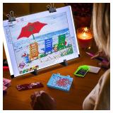 A3 LED Light Pad for Diamond Painting,Ratukall Diamond Art Light Board Kit,Adjustable Brightness Light Box for Tracing with Diamond Painting Accessories and Tools Includes Storage Case, Pens,Stand