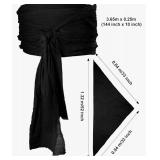 SATINIOR Halloween Pirate Costume Men Women Pirate Head Scarf Hat Accessories Pirate Sash Belt Bandana Waist Belt