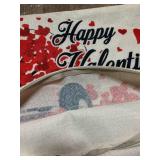 Happy Valentines Day pillowcase with zipper