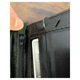 Genuine top grain leather wallet 17 pockets