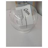 Creative Hobbies 4 Inch (100mm) DIY Snow Globe Water Globe - Clear Plastic with Screw Off Cap | Perfect for DIY Crafts and Customization