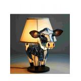 Cow Lamp, 3D Animal Table Lamp, Cute Highland Cow Bedside Lamp, Energy-Saving Portable Animal Table Lamp, Cow Night Light with USB A+C Ports Suitable for Living Room, Bedroom, Home Office