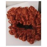 Orange Curly Wig Women Red Orange Kinky Curly Wig 70s Ginger Afro Wig Synthetic Halloween Cosplay Party Costume Wig