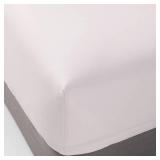 Twin 300 Thread Count Ultra Soft Fitted Sheet Blush - Threshold