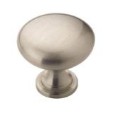 Amerock | Cabinet Knob | Satin Nickel | 1-1/4 inch (32 mm) Diameter | Edona | 10 Pack | Drawer Knob | Cabinet Hardware