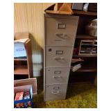 4 drawer metal filing cabinet- On second floor, bring help to load