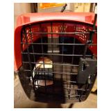 Small animal kennel and 2- animal food containers