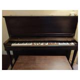 Est 1880 Schubert Piano Co. Upright Piano w/bench