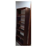 5 tier bookshelf w/extra wooden tiers