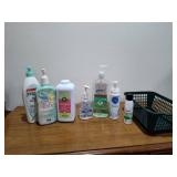 Baby powder, hand sanitizer, Jergens lotion and more