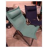 3- Folding camping chairs w/padded headrests