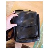 Fossil Black Leather Small Tote Bag